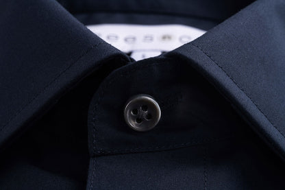 Donkerblauw overhemd